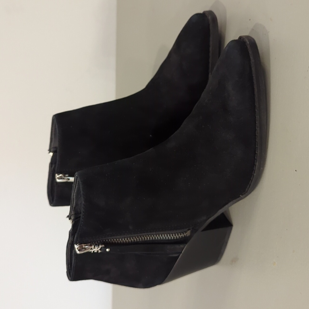 Sam Edelman Black Suede Ankle Booties